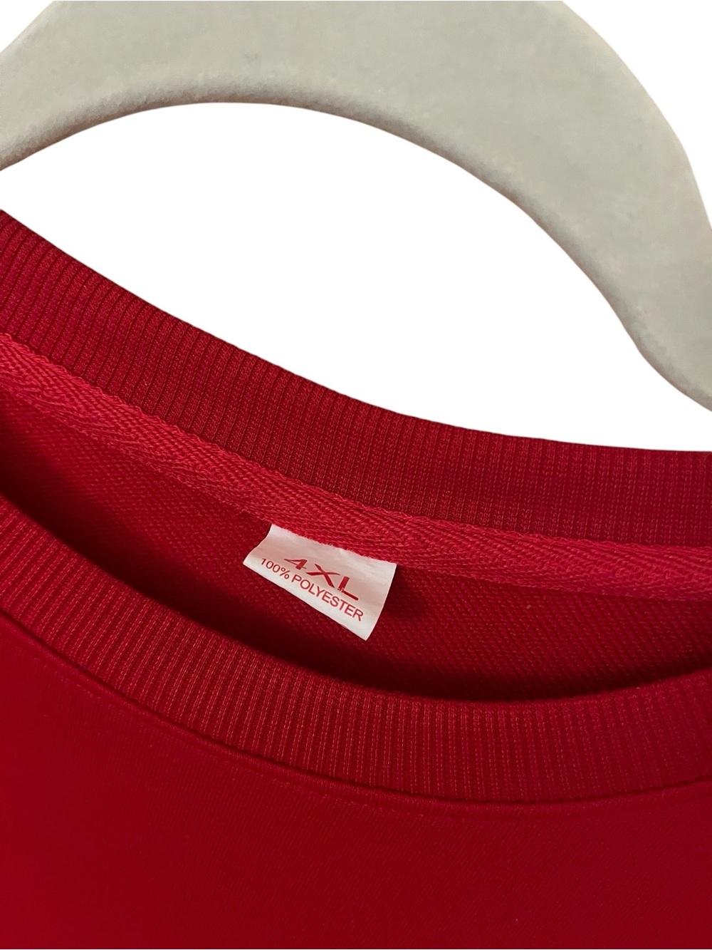 Red "Love" Graphic Sweatshirt - NWOT - Picture 3 of 3